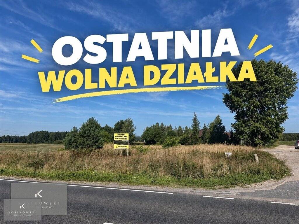 Działka pod zabudowę mieszkaniową - blisko Namysłowa- 131 850 zł