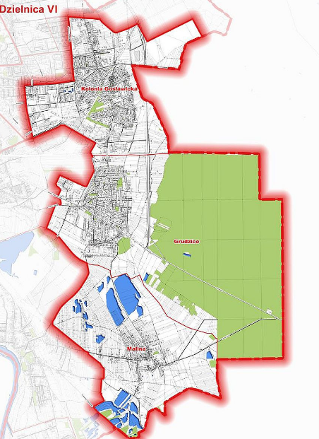 Dzielnica VI Opola: Grudzice, Kolonia Gosławicka, Malina